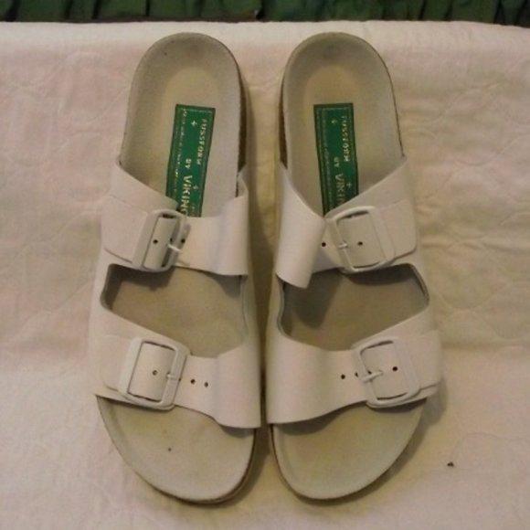 VIKING Fussform White sandals, women's, 40